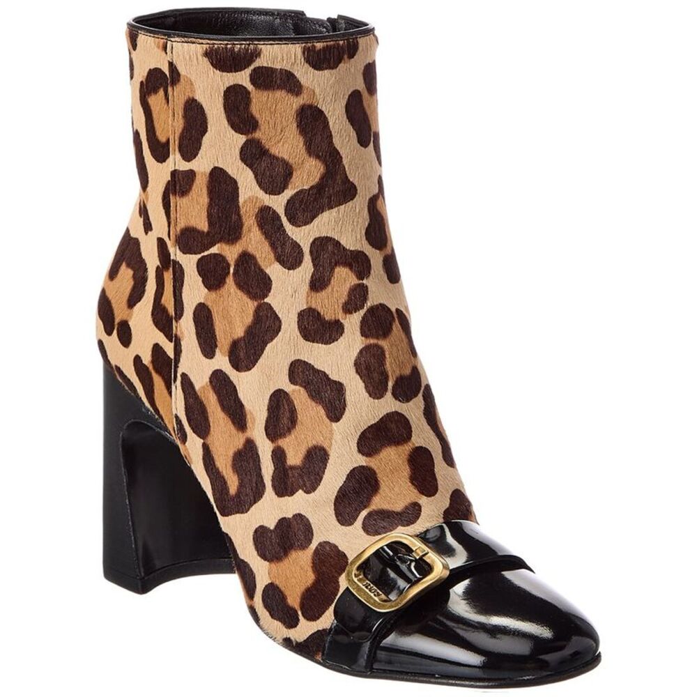 Tod’S Haircalf & Leather Bootie, Brown